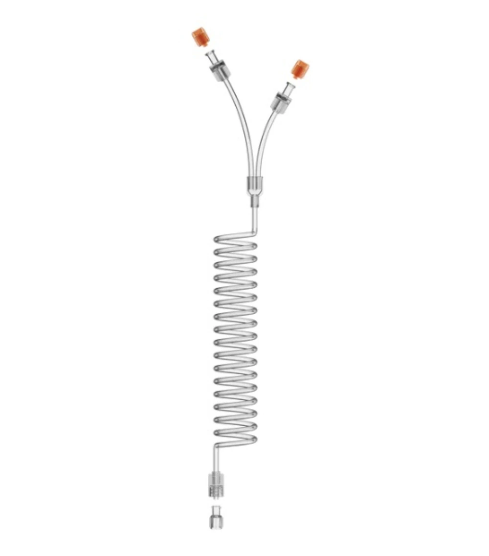 Antmed Coil Y Tube 2 Check Valve for CT Dual Injector, 200/Case