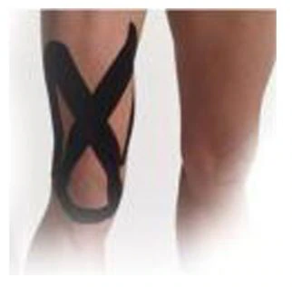 SpiderTech Kinesiology Tape, Cotton, 10" x 5.7", Black, Each