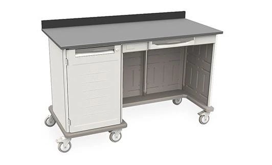 InterMetro Starsys Work Center, 39" x 62" Mobile Cart