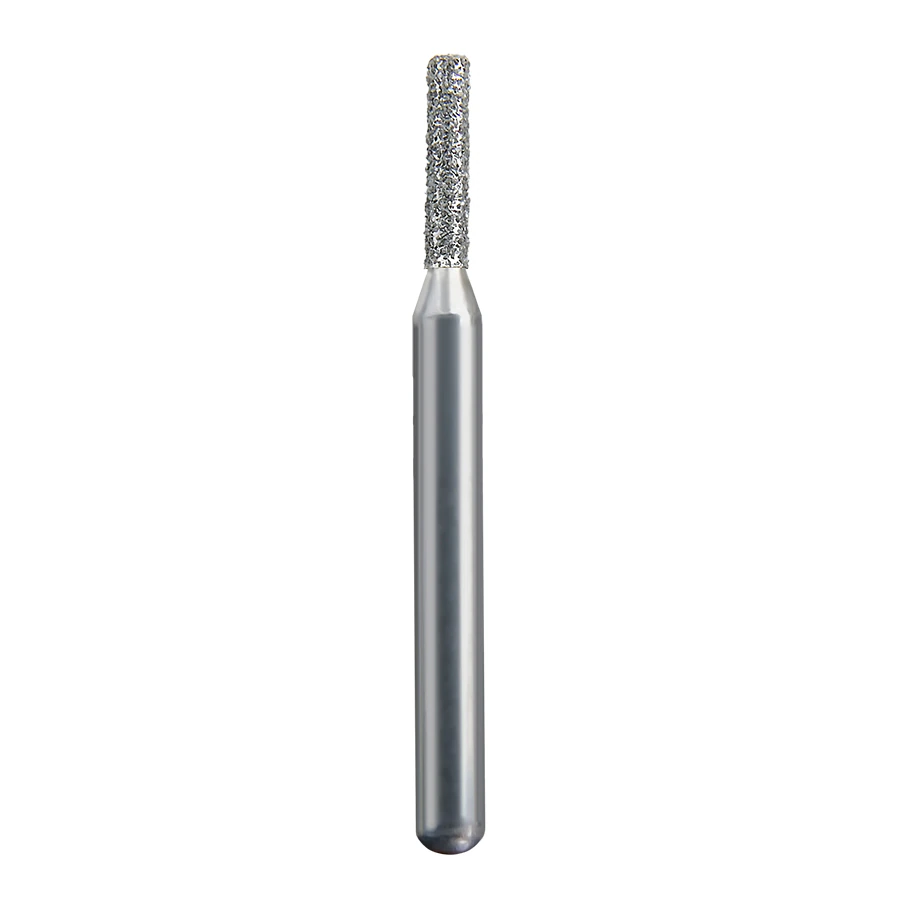Spring Health Products #515.5 Coarse Flat End Cylinder Diamond Bur, FG, 836-012, Single-Use, 25/Pkg