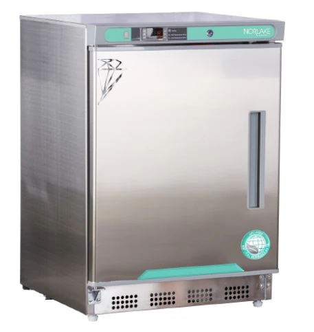 Corepoint Scientific General Purpose Refrigerator, Undercounter, 4.5 Cu Ft, Solid Door, Left Hinge, 1-10°C, Cycle Defrost