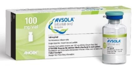 Avsola (infliximab-axxq) Injection, 100 mg Single-Dose Vial