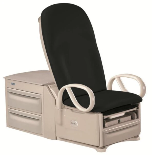 Brewer Access High-Low 6501 Exam Table, Black Satin, 450 lb Capacity