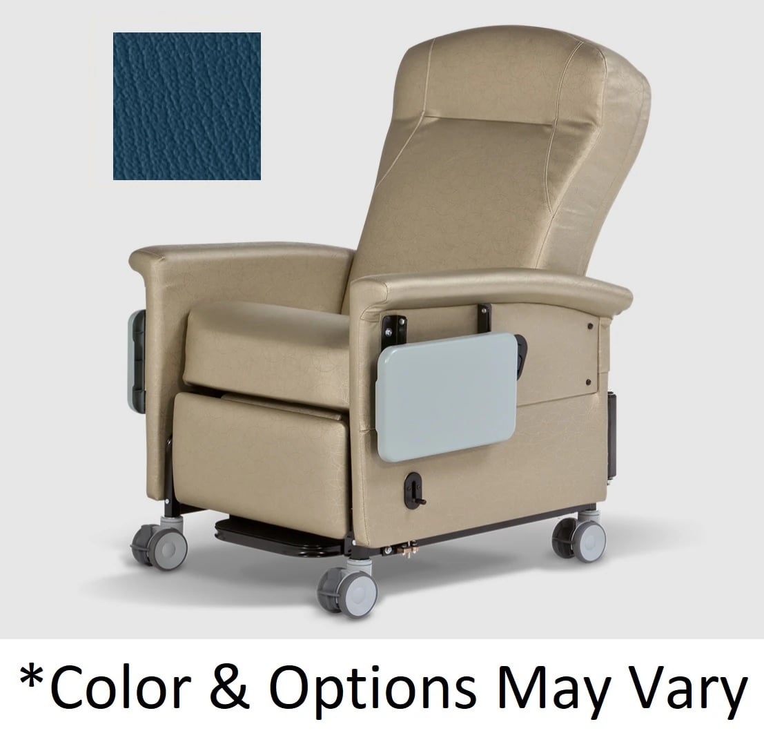 Champion Ascent II Recliner with Swing Arm, Colonial Blue