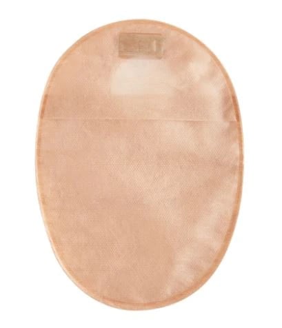 ConvaTec Natura+ Two-Piece Closed Pouch, 6" Opaque, 45mm Flange, 10/Box