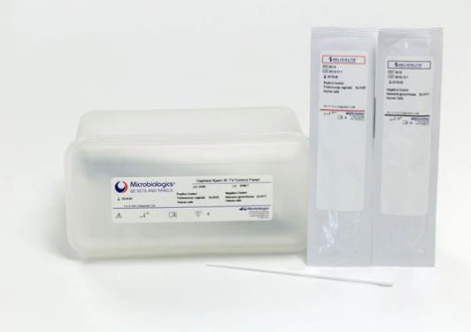 Microbiologics Assayed Respiratory Control Panel for Cepheid Xpert Flu Assay, 12/Box