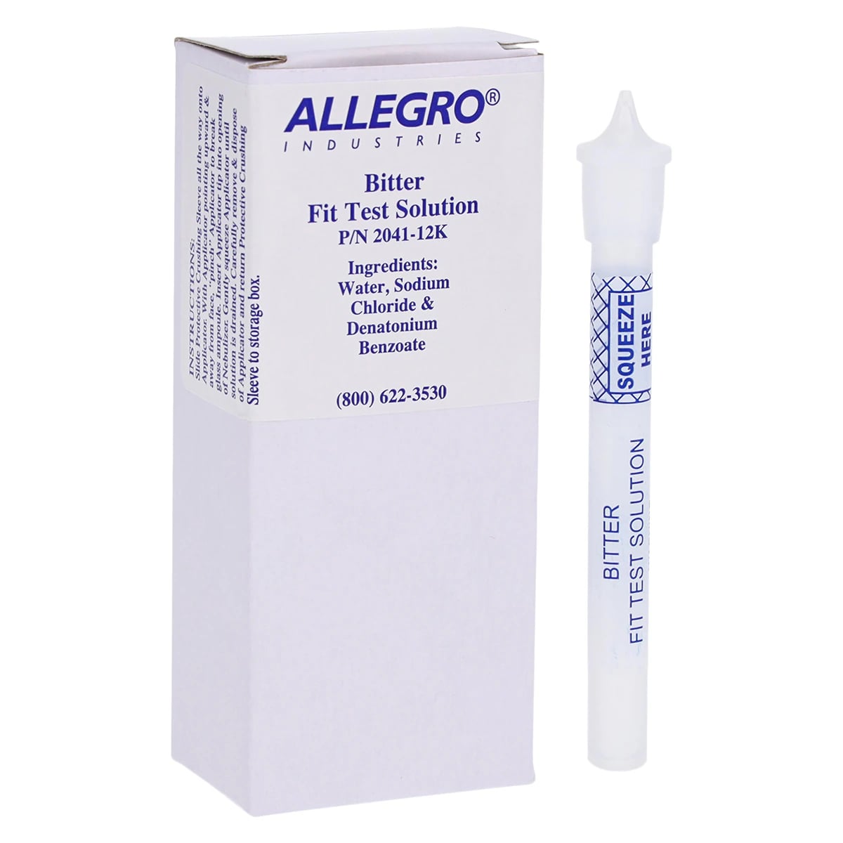 Allegro Fit Test Solution, Bitter, 6/Box