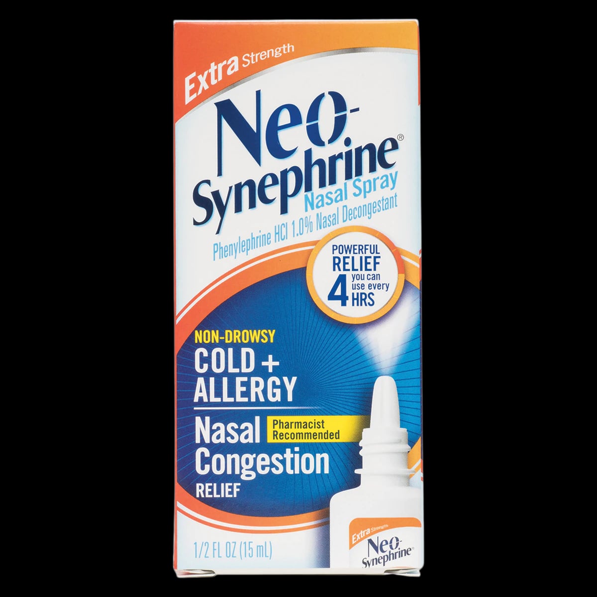 Neo-Synephrine Extra Strength 1% Nasal Decongestant Spray, 15mL/Bottle