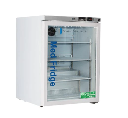 American Biotech Supply Pharmacy/Vaccine Refrigerator, 5.2 Cu Ft, Solid Door, Right Hinge, 36-46°F, Cycle Defrost