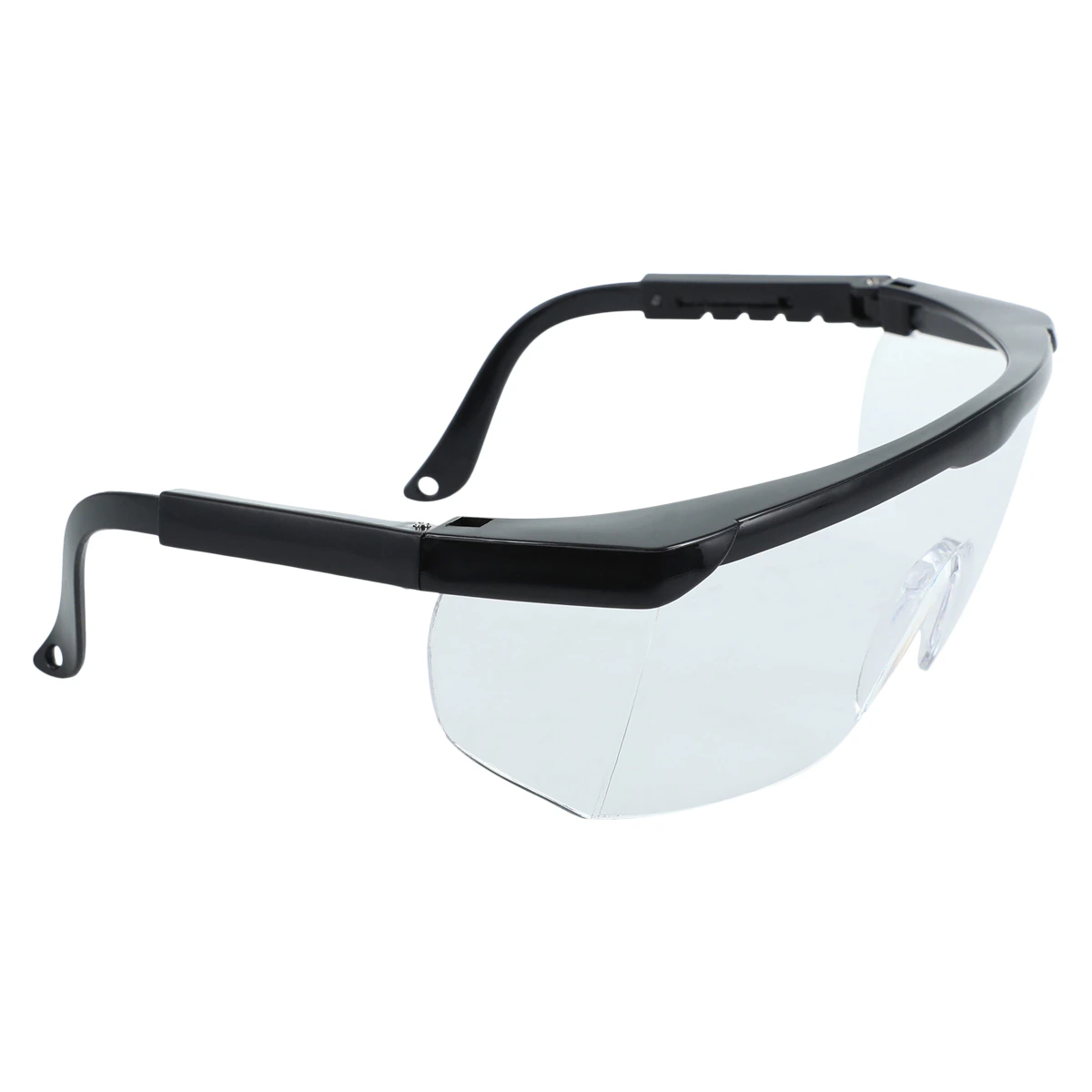 Dynarex Clear Safety Glasses with Black Frames, 50/Case