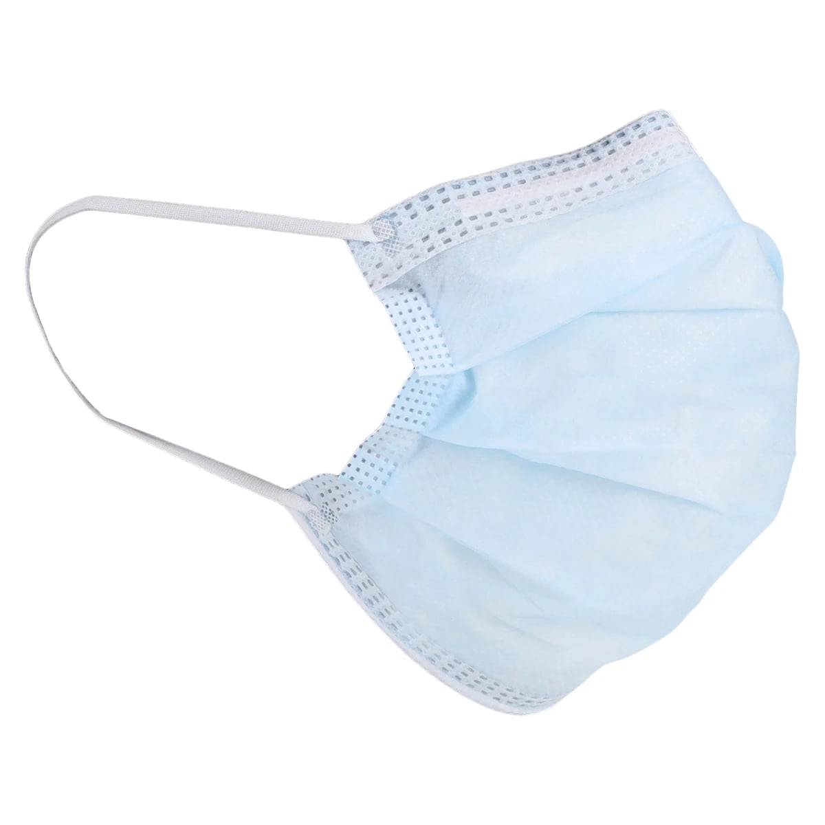 Aspen Surgical Procedure Face Mask, ASTM Level 1, Blue, Disposable, Latex-Free, 50/Bag