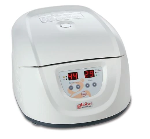 Globe Scientific Clinical Centrifuge, 12/8 Place, Fixed Angle Rotor, 300-4500 rpm, 120V/60Hz, US Plug