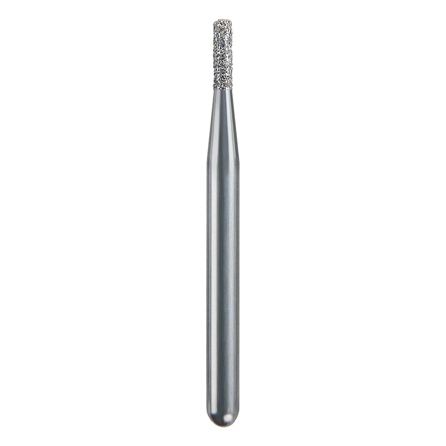 Spring Health Products #541 Coarse Flat End Cylinder Diamond Bur, FG 835-009, Single-Use, 25/Pack, Z541C25
