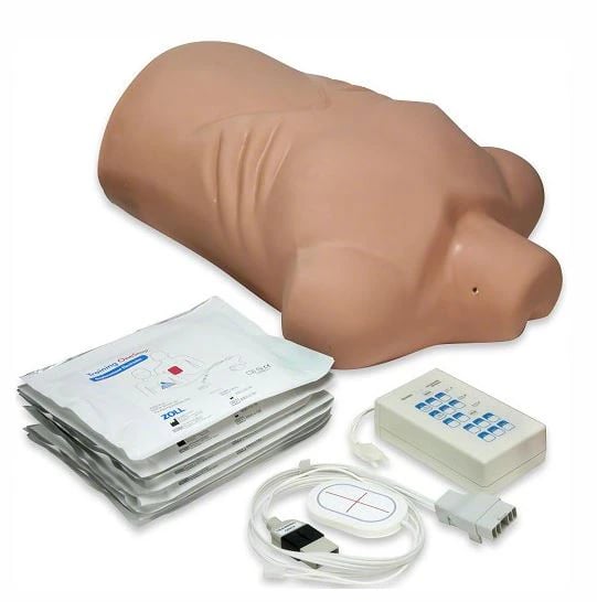 Zoll Medical R Series Defibrillator Training Kit with Manikin, Cable, and Electrodes