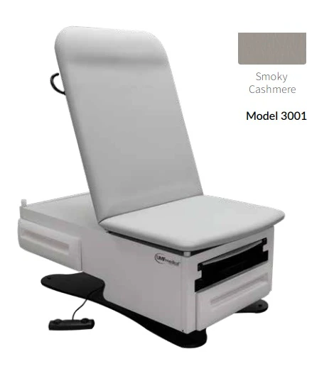 UMF Medical Hi-Lo Exam Chair, Smoky Cashmere, 500 lb Capacity