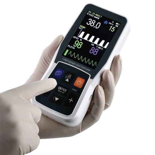 Caretaker Medical Bluetooth Handheld Capnograph
