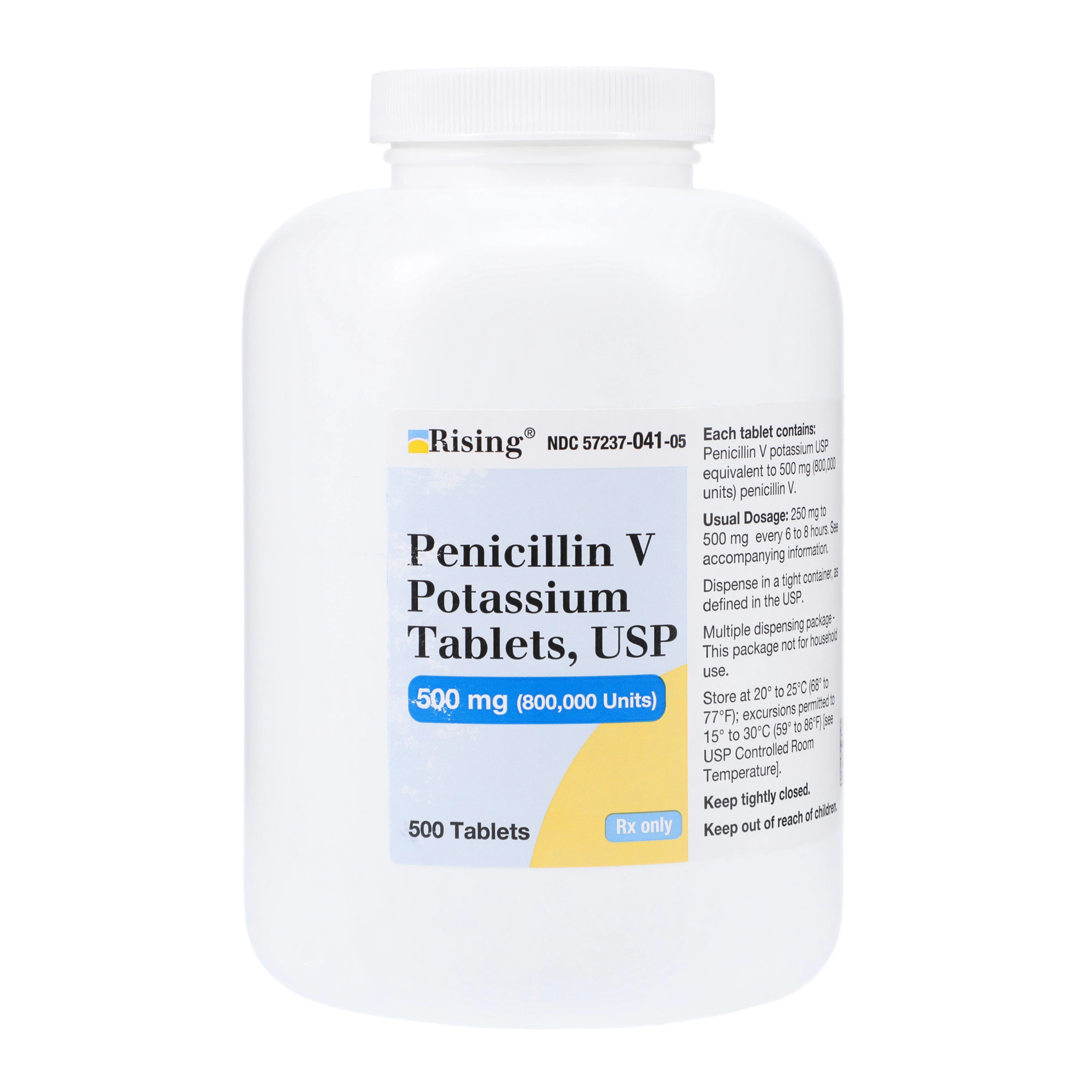 Penicillin VK Tablets, 500mg, 500/Bottle