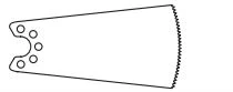 Conmed Linvatec Micro Oscillator Blade, Fine, 18.5 x 28.5 x 0.4 mm, Each
