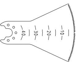 Conmed Microchoice Sternotomy Blade, Stainless Steel, 44.6mm