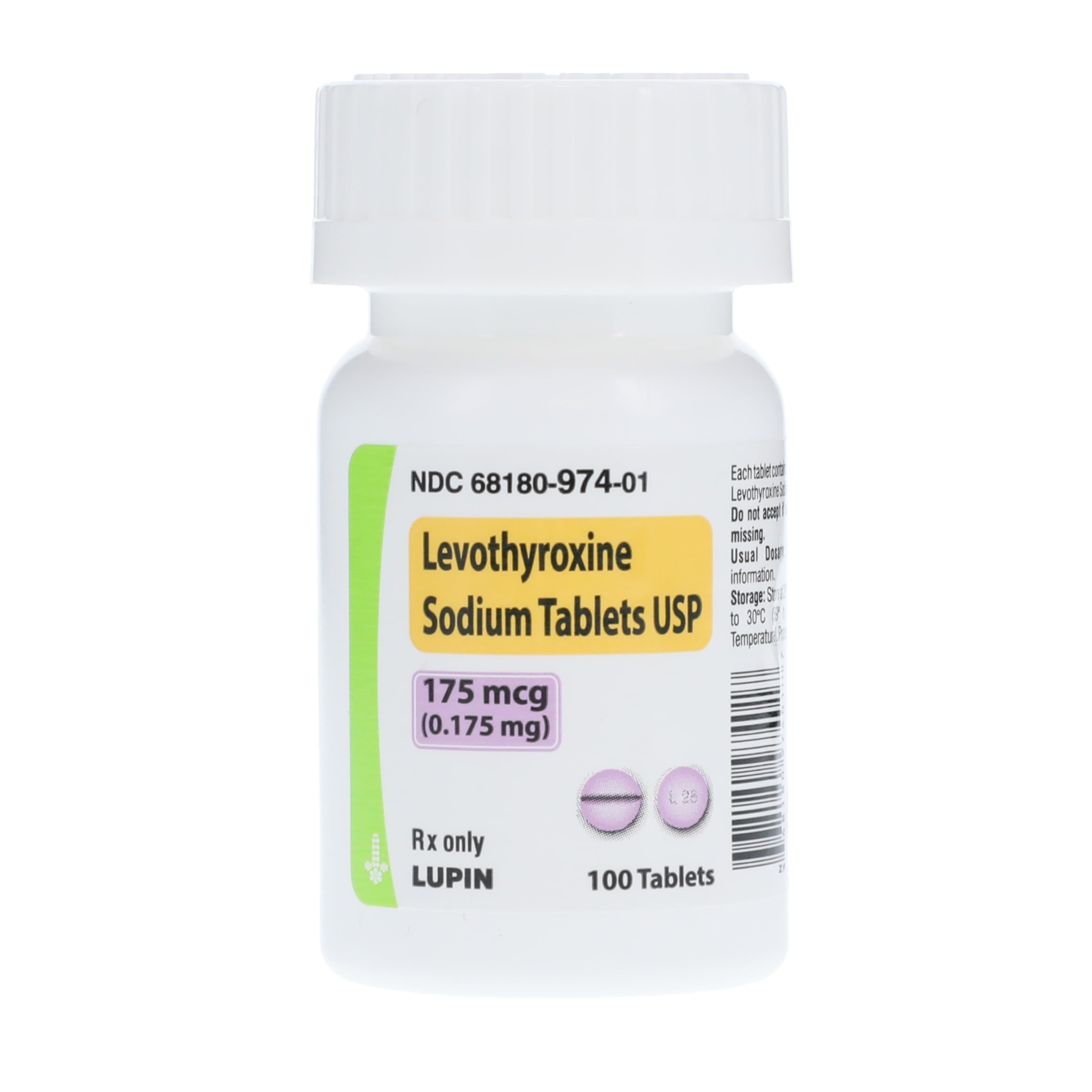 Levothyroxine Sodium Tablets, 175 mcg, 100/Bottle
