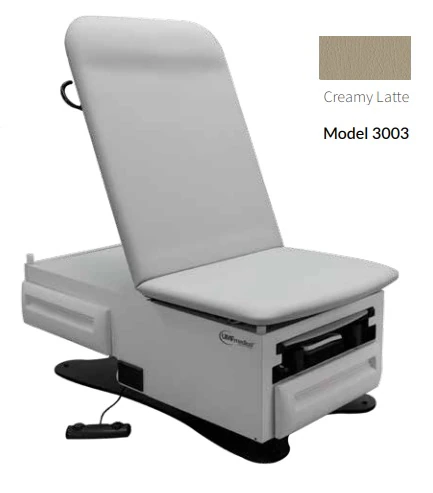 FusionONE 3003 Power Exam Table, Creamy Latte, 500 lb Capacity