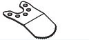Conmed Linvatec Micro Oscillator Blade, Fine, 10x9x0.4mm, Each
