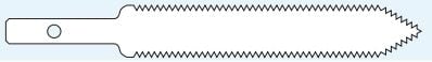 Conmed Reciprocator Blade, 12.5x73.5x0.8mm, Each, 01KT0J02ZV1X085KQTMA45AZQ2