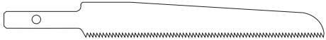 Conmed Reciprocator Blade, 12.5x89x0.6mm, 01KT0J074G00F12GXNYMHGYAWC