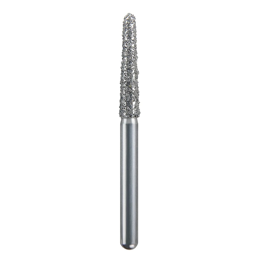 Spring Health Products #256.9 Super Coarse Flame Diamond Bur, FG 879-018, Single-Use, 25/Pack