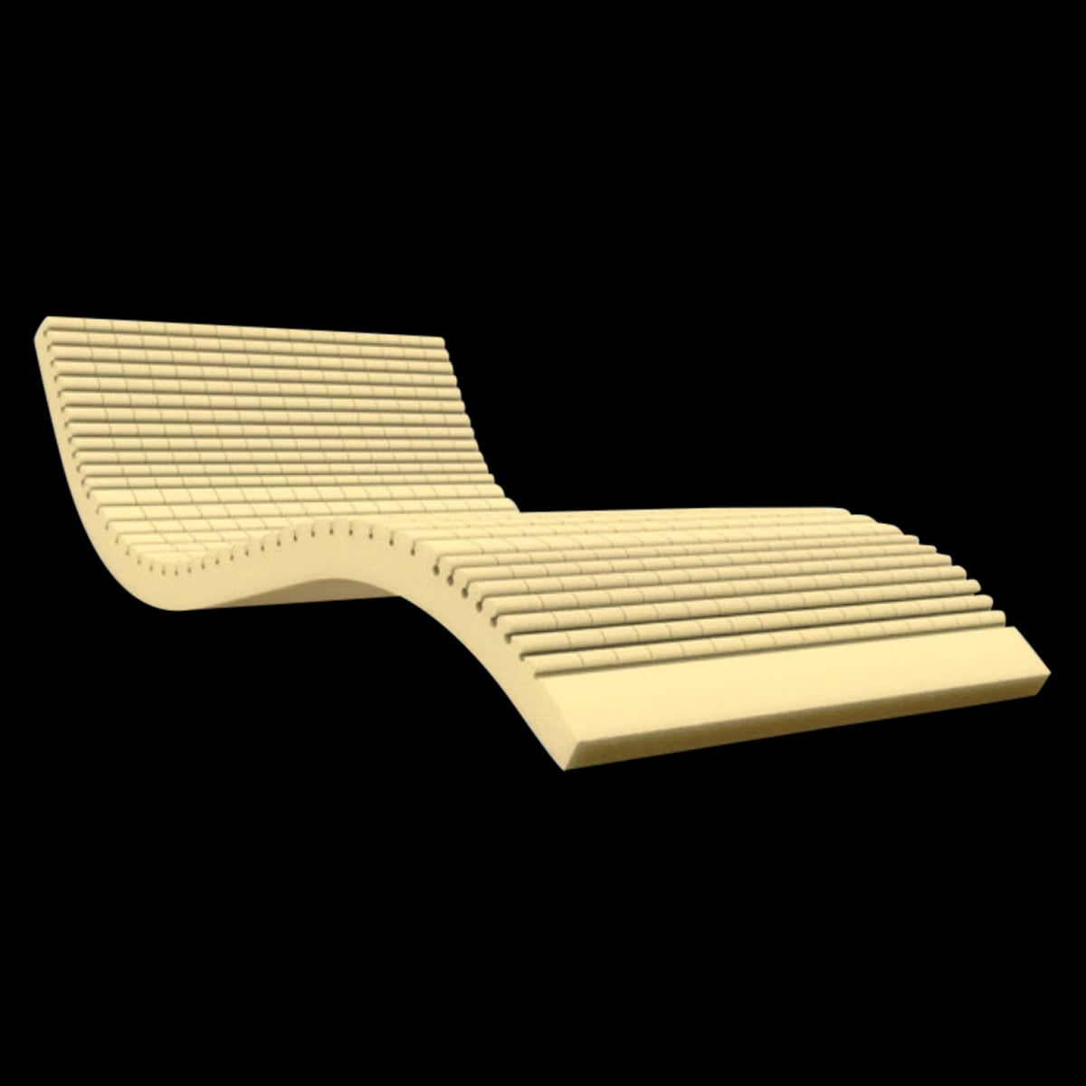 Geo-Matt Wheelchair Cushion, Foam Wedge, Each