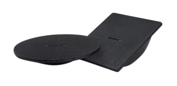TheraBand Rocker Board, Black, 13-1/8 x 14 in