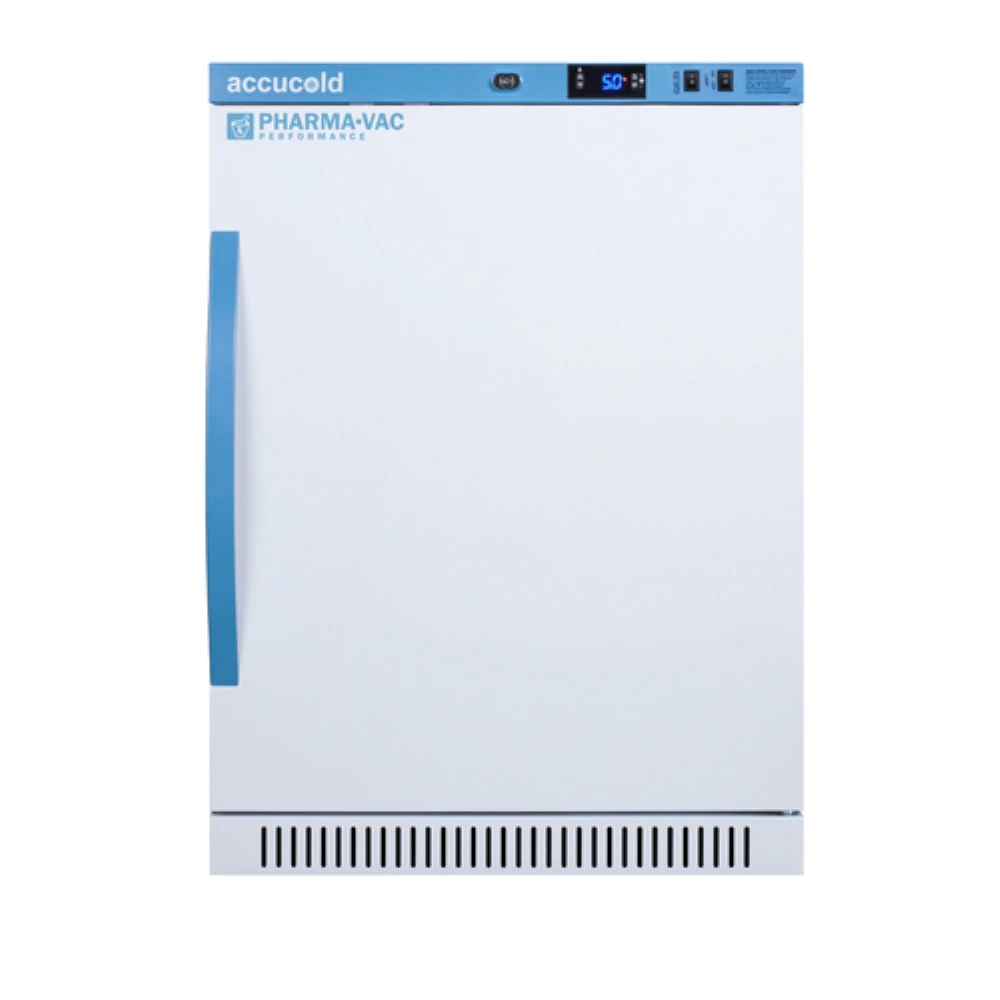 Accucold Performance Series Pharmacy/Vaccine Refrigerator, 6 Cu Ft, Solid Door, 2 to 8°C, Auto Defrost, FFU-6