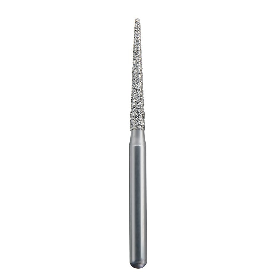 Spring Health Products Fine Round End Taper Single-Use Diamond Bur, FG, 850-014, 25/Pack, 771.10F25