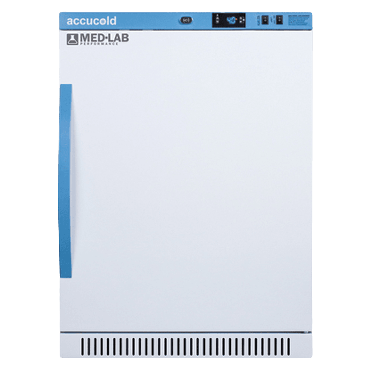 Accucold Medical/Laboratory Refrigerator, 6 Cu Ft, Solid Door, 2 to 10C, Auto Defrost