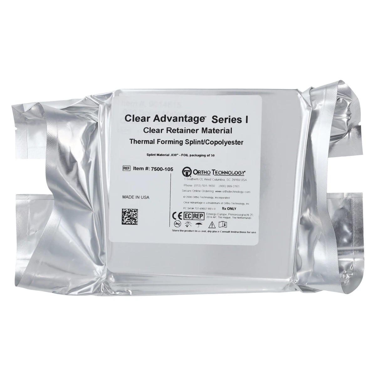 Ortho Technology Splint Material .030", 50/Package