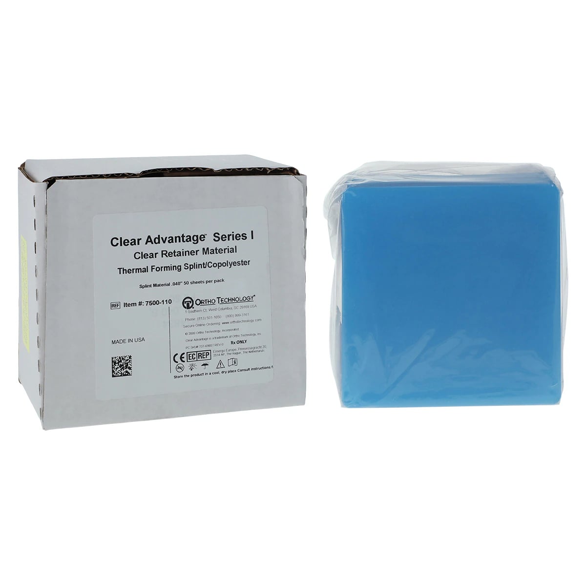 Ortho Technology Splint Material .040", 50/Pk