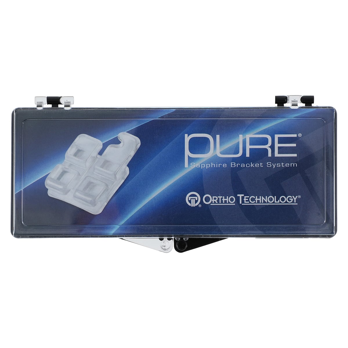 PURE Roth Orthodontic Ceramic Sapphire Brackets, 0.022" Slot, Upper/Lower 5x5 with Hooks on 3, 4, 5, Patient Kit, S22340
