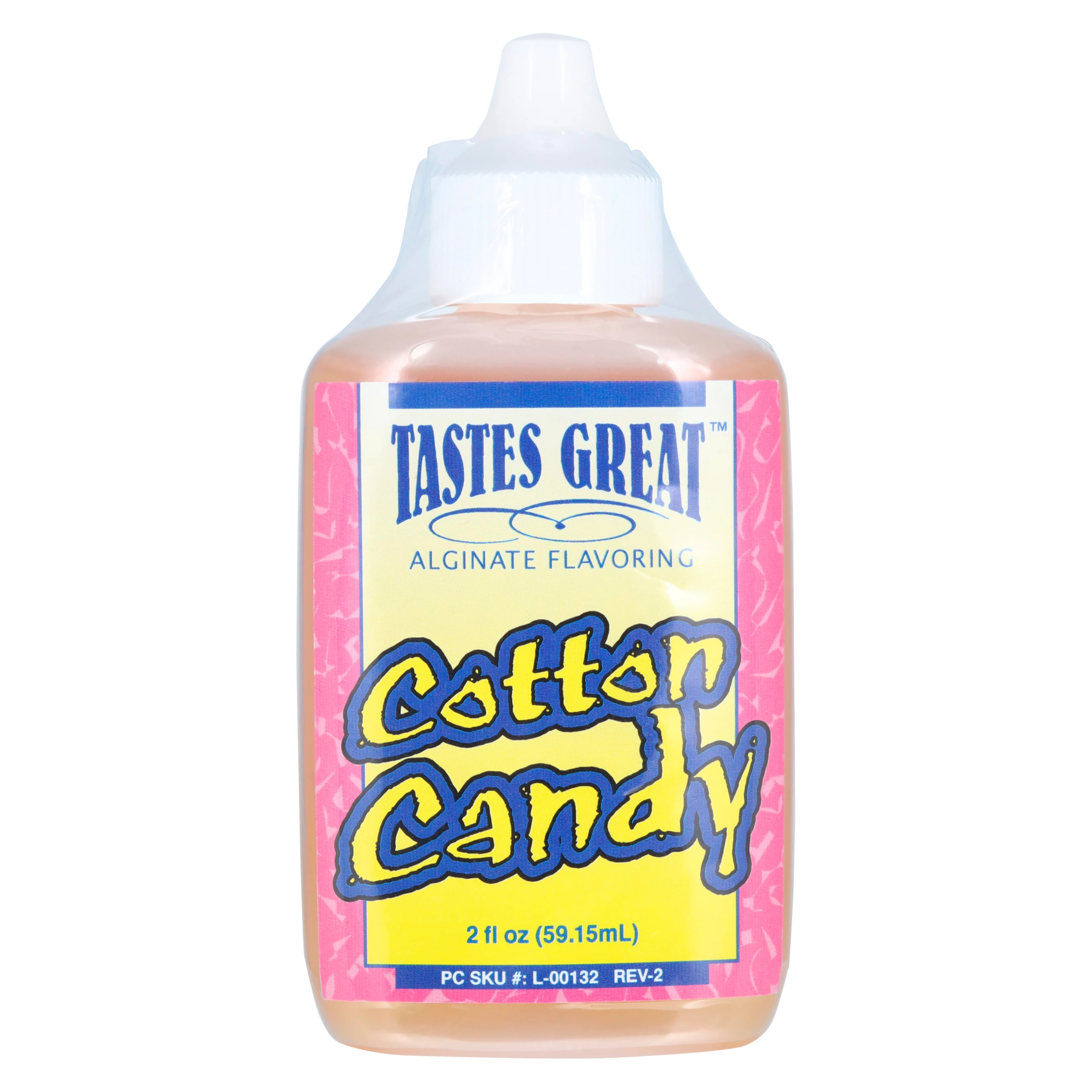 Tastes Great Alginate Flavoring, Cotton Candy, 2 oz Bottle, 250-113