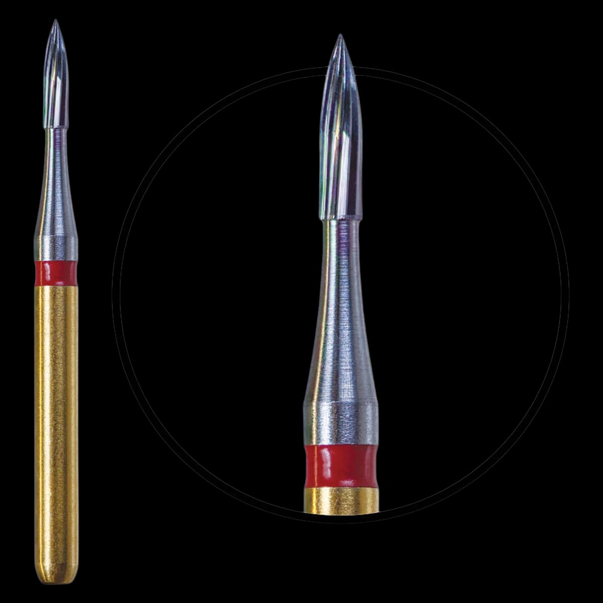 Galaxy Debonding Bur 7901 Flute, 4 mm, 12 Flute, Sterile, 5/Package
