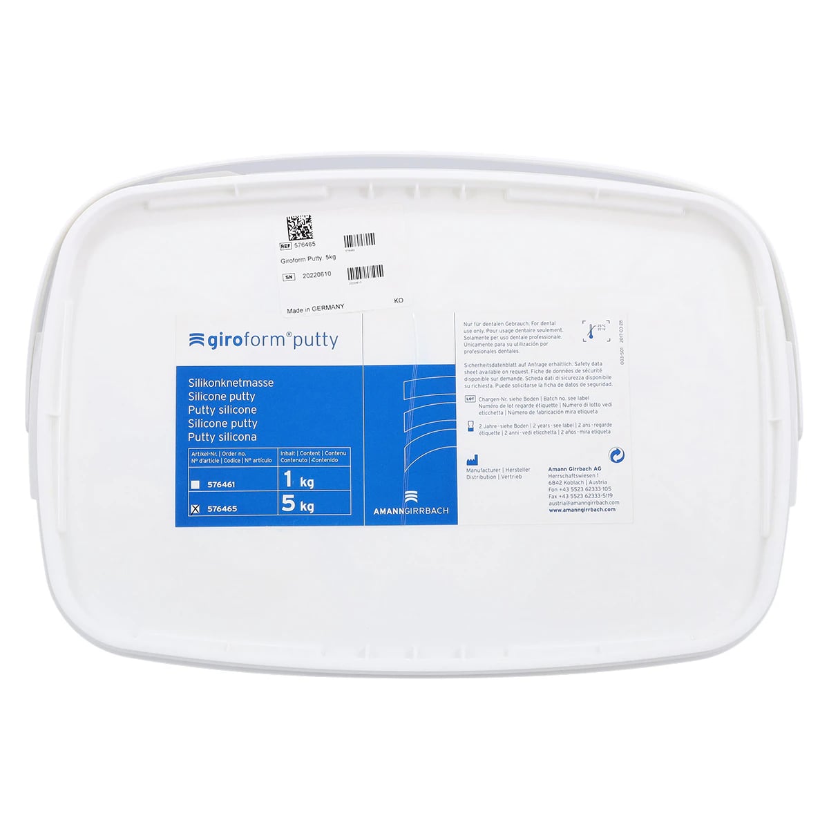 Giroform Putty, Silicone, 5kg