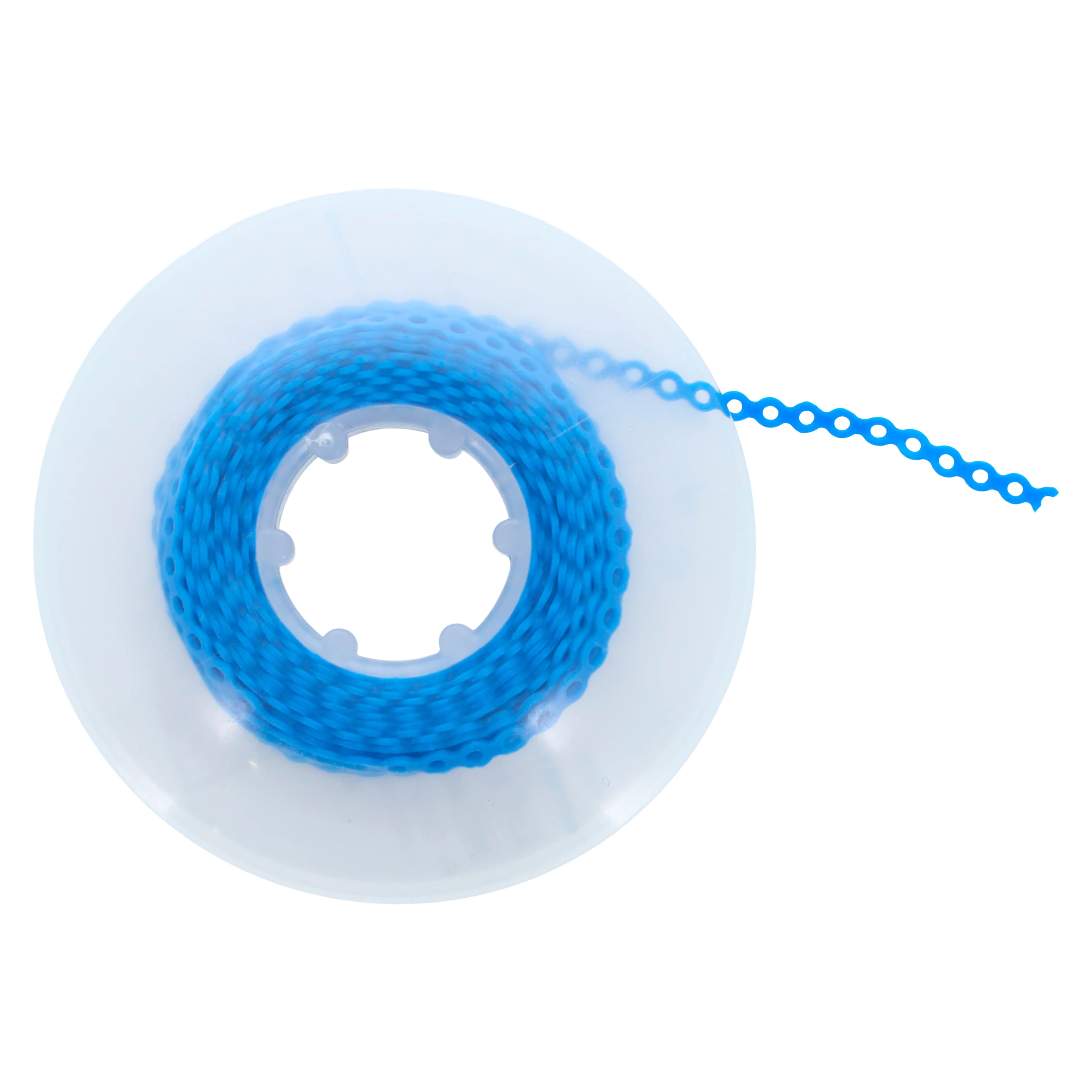 Ortho Technology Maximum Short Power Chain on Spools, 15' Spool, Cobalt Blue, Latex-Free, 440-133