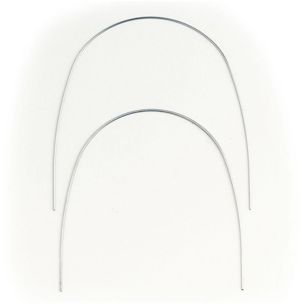 TruFlex Thermal Nickel Titanium Full Form Rectangle Etched Archwire, Lower, 0.017" x 0.025", 10/Pack, 6001-144