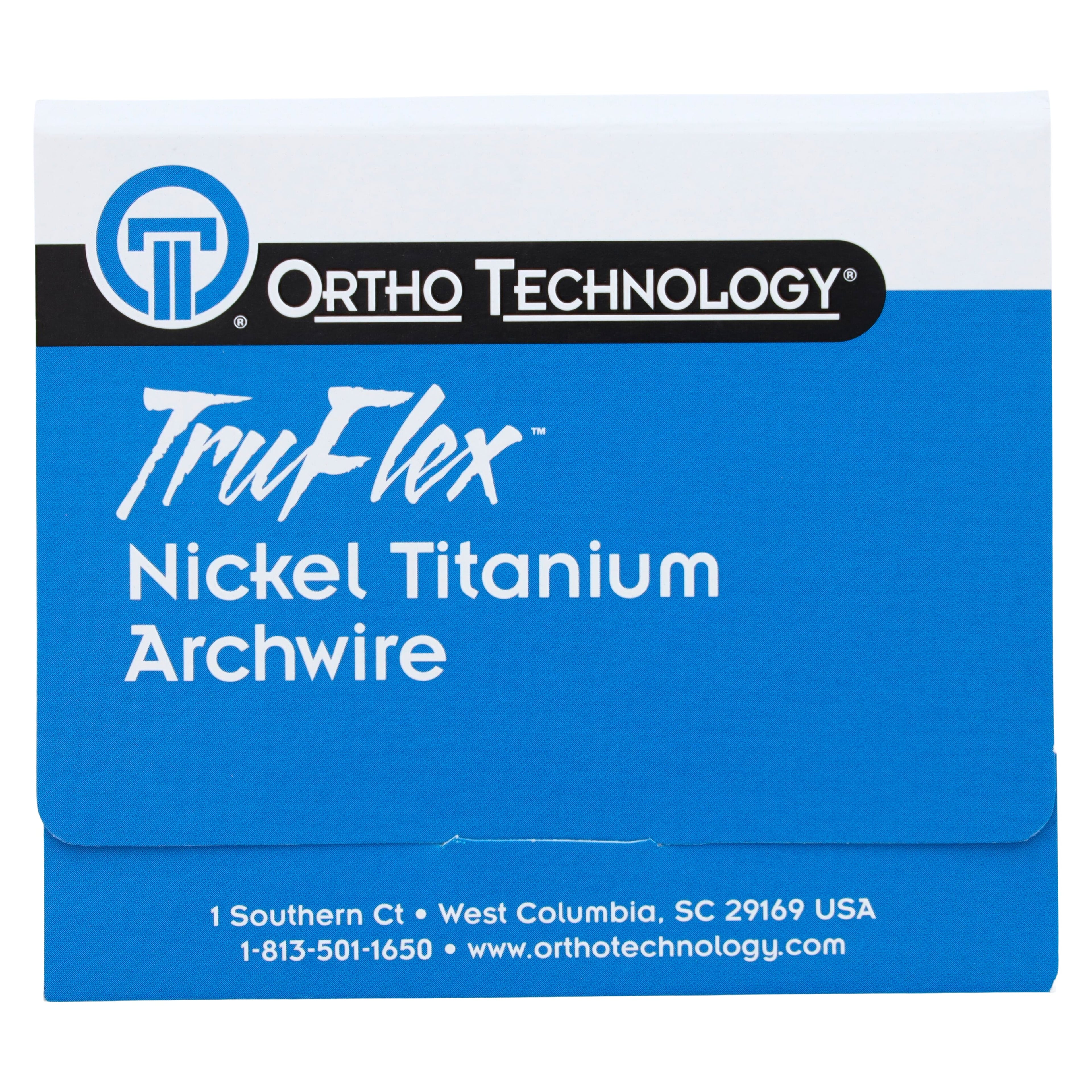 TruFlex Thermal Nickel Titanium Full Form Round Etched Archwire, Upper, .018", 10/Pkg, 6001-018