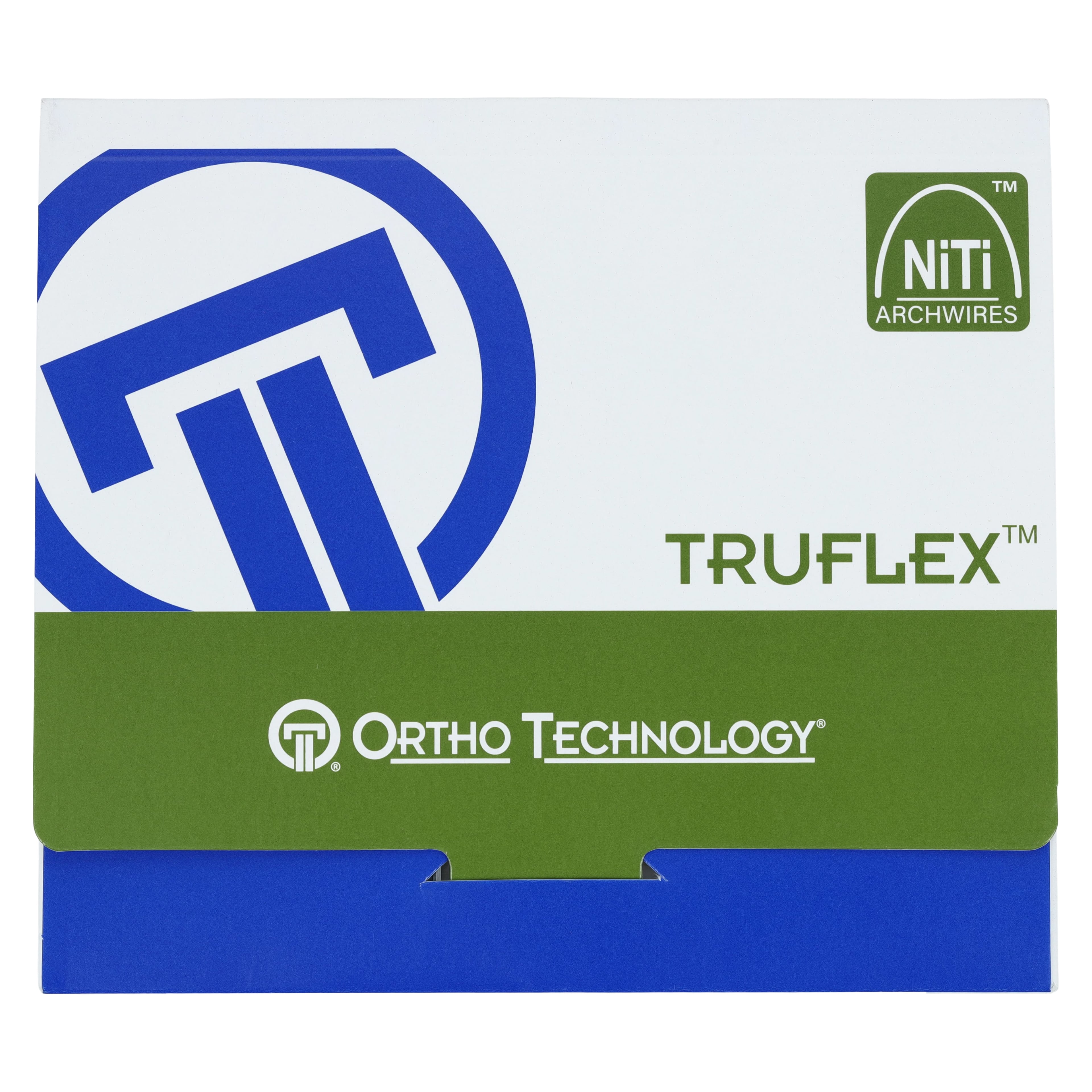 TruFlex Nickel Titanium Full Form Rectangle Etched Archwire, Lower, 0.016" x 0.022", 10/Pack, 6000-207