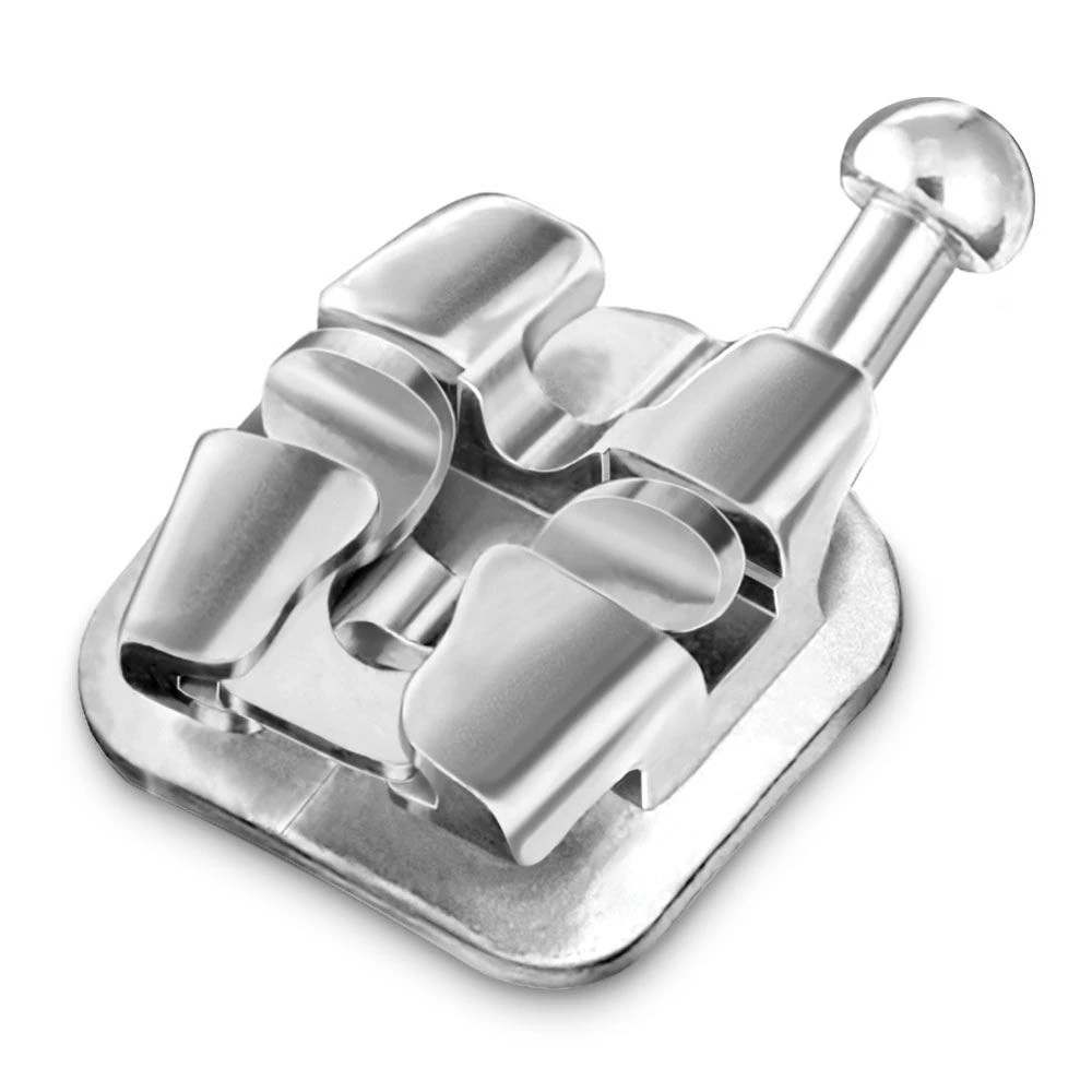 Lotus Plus DS Roth Self-Ligating Bracket, Interactive, 0.022 in, Lower Right Cuspid, Hook, 10/Pk, LR3 HK