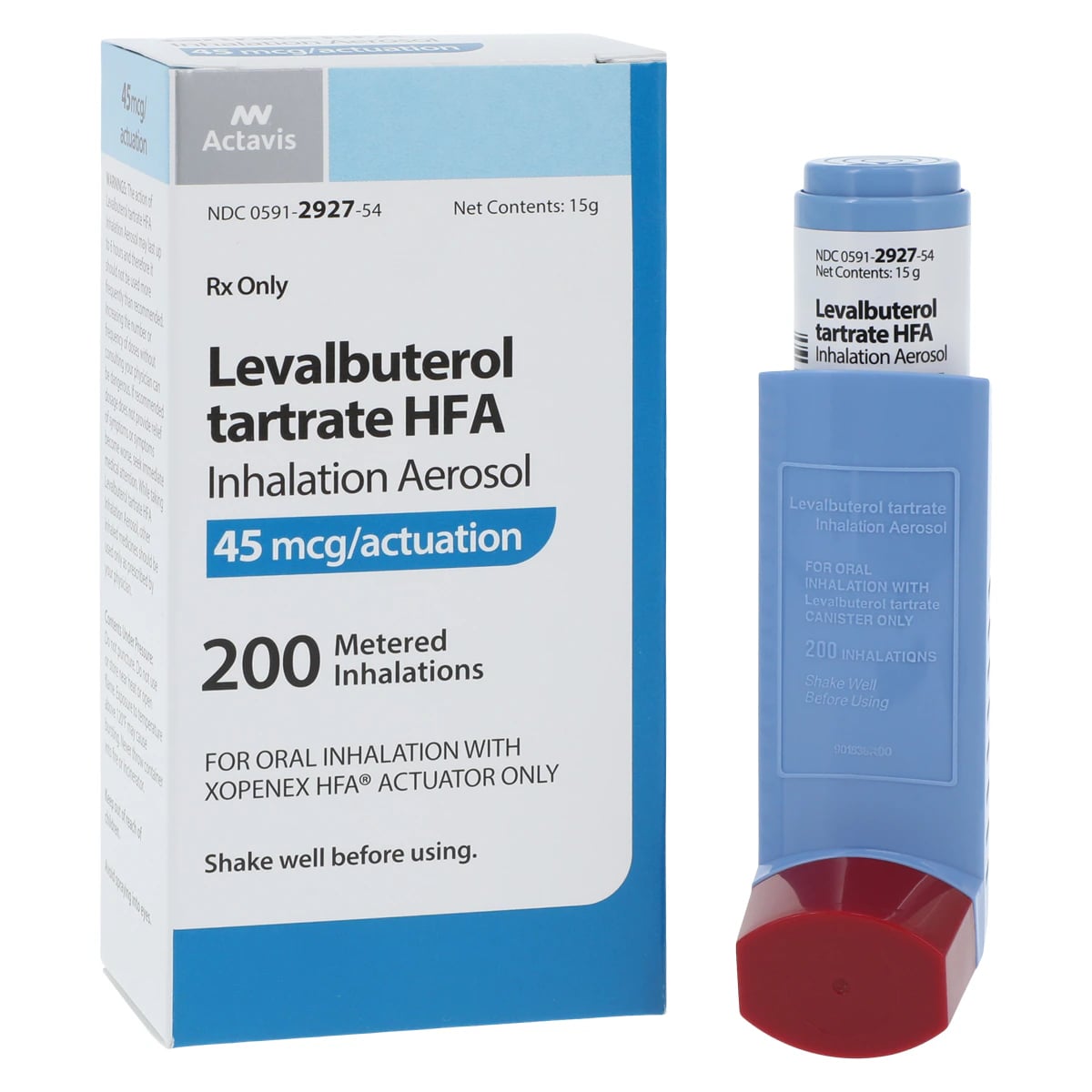 Levalbuterol Tartrate HFA Inhalation Aerosol, 200 Metered Doses, 15g Inhaler