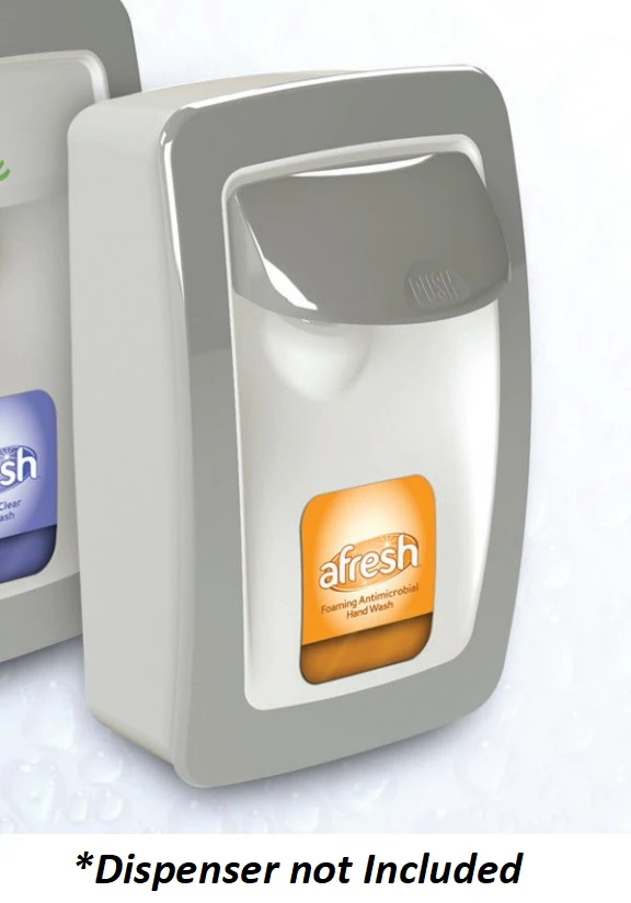 Cellera Afresh Antimicrobial Foaming Soap, Benzalkonium Chloride, Mild Spice Scent, 1000 mL Refill Bottle, 6/Case