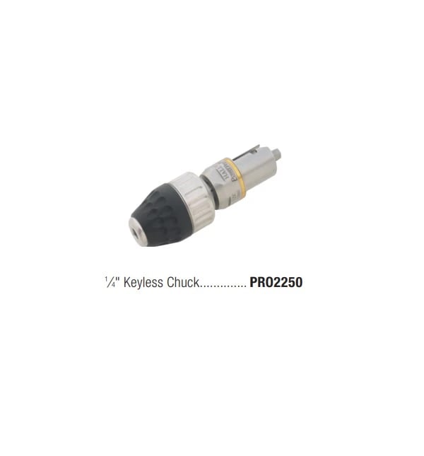 Conmed PowerPro Keyless Chuck, 1/4 In., for Large & Small Bone Orthopedics