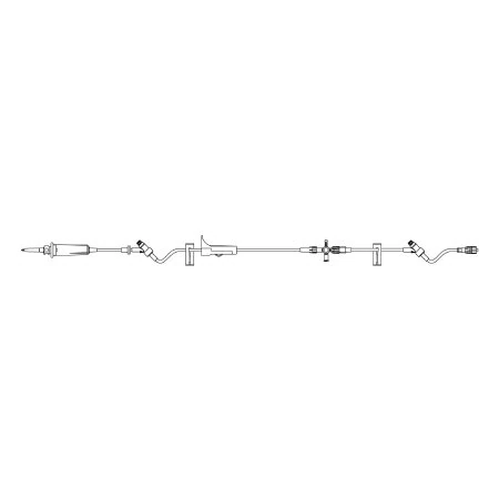 B. Braun IV Administration Set, 15 drops/mL, 101"L, with SafeDay Valve and SafeLine Split-Septum Injection, 50/Case