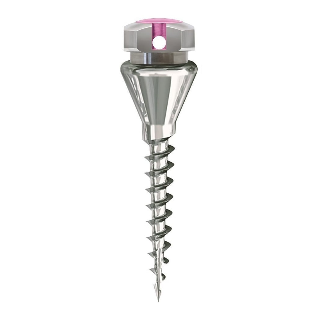 Ortho Technology Spiderscrews Long Neck, Self-Ligating TAD K1, 8 mm
